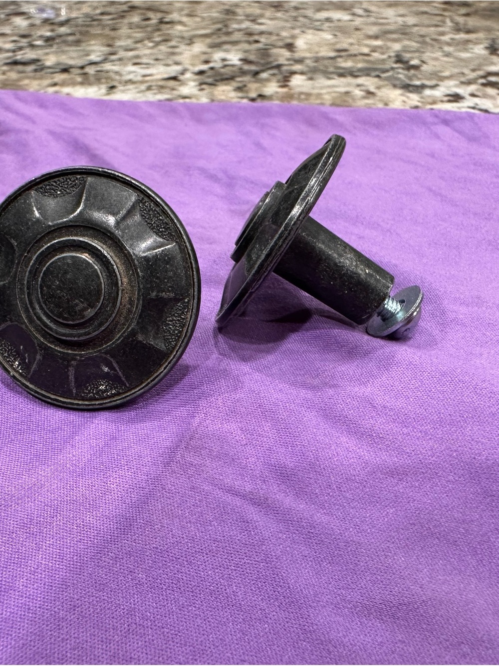 Vintage ornamental cabinet knob and/or drawer pull, 1950-60! Ajax 847